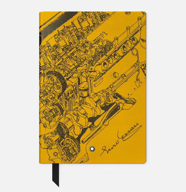 Montblanc Notebook #146 Great Characters Enzo Ferrari - Giallo Modena, gelinieerd
