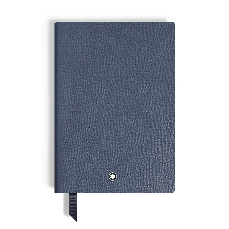 Montblanc Notebook Medium Ink Blue Geruit