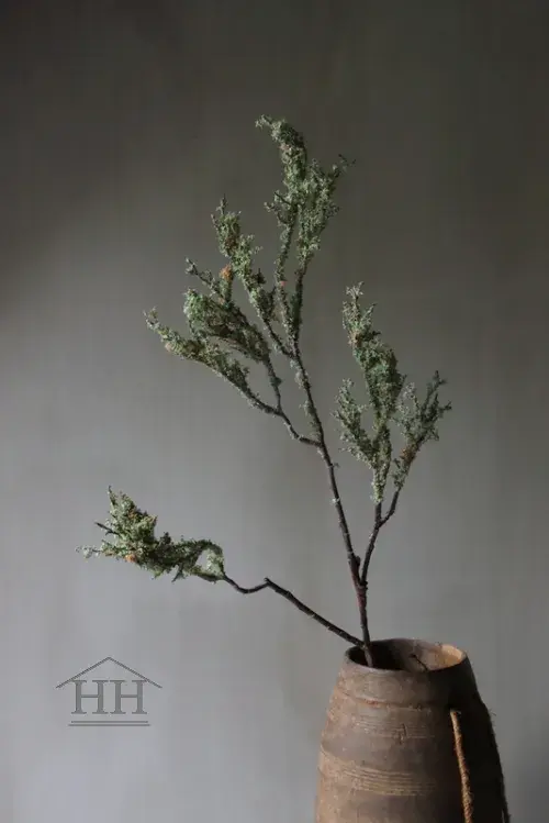 Mos kunsttak 85cm vergrijsd groen