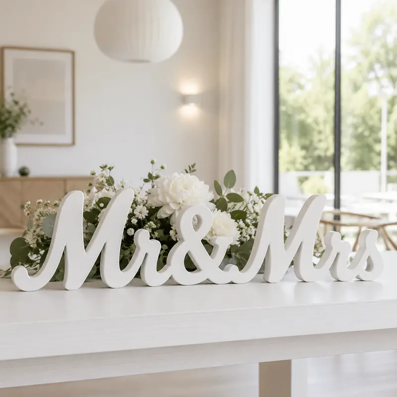 Mr & Mrs Decoratie
