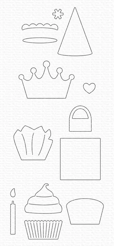 My Favorite Things - Birthday Basics Die-Namics