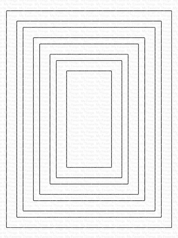 My Favorite Things - Classic Rectangle Frames Die-Namics
