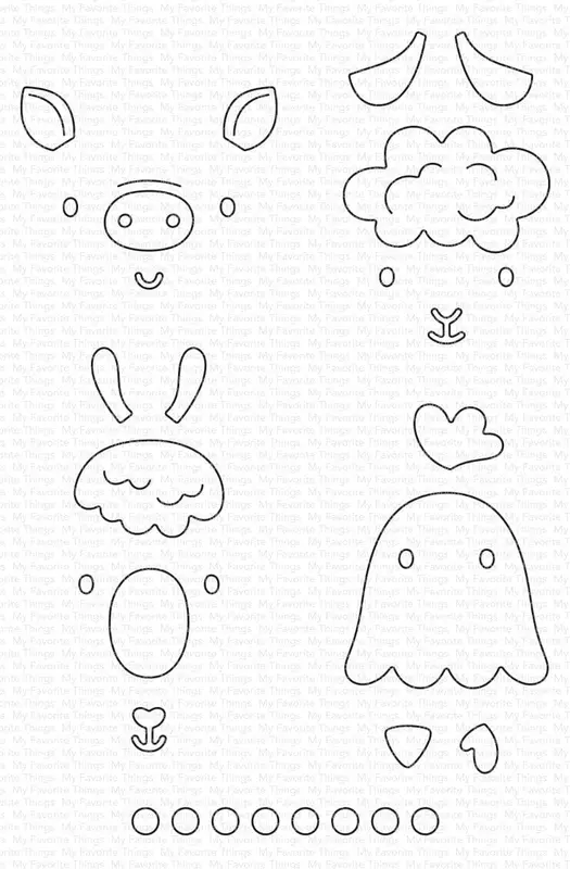 My Favorite Things - Friendly Farm Faces Die-Namics