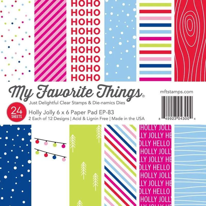 My Favorite Things - Holly Jolly Paper Pad 6x6"