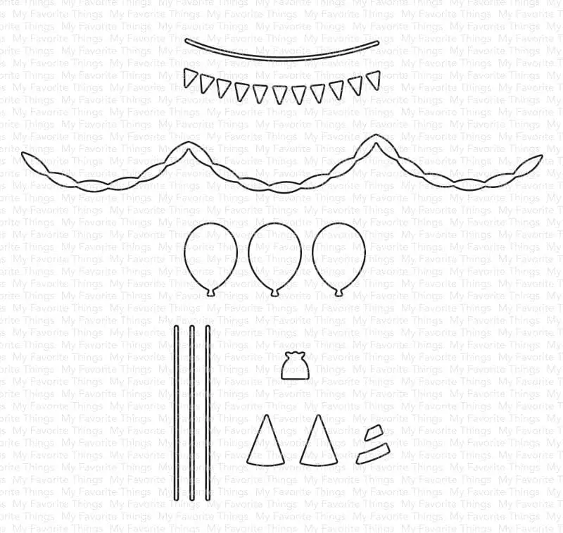 My Favorite Things - Party Décor Die-Namics