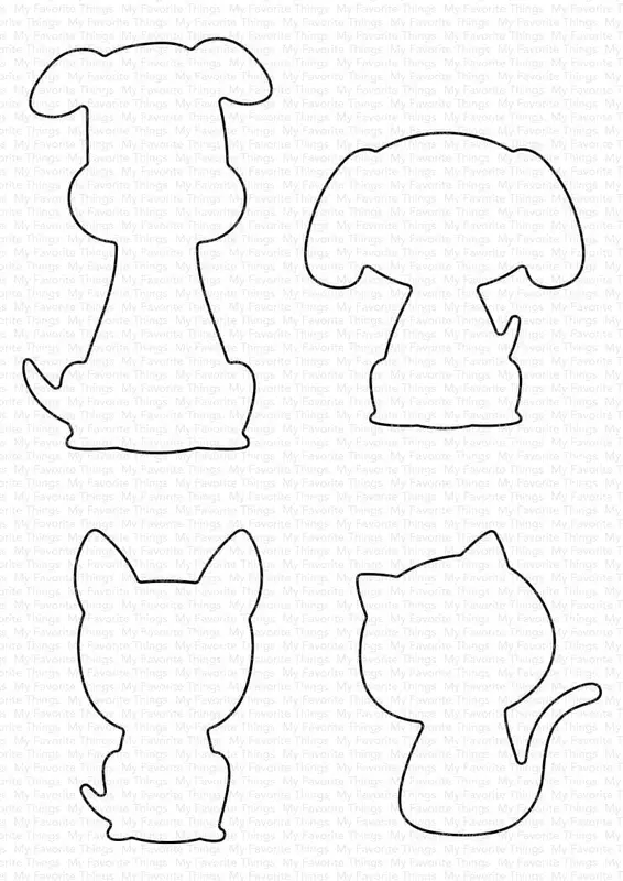 My Favorite Things - Pet Silhouettes Die-Namics