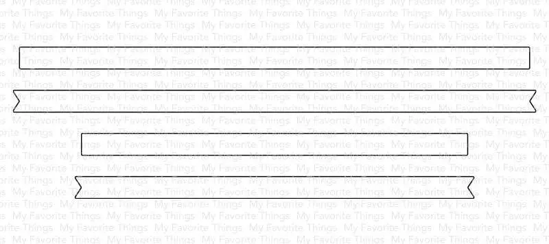 My Favorite Things - Slimline Skinny Strips Die-Namics