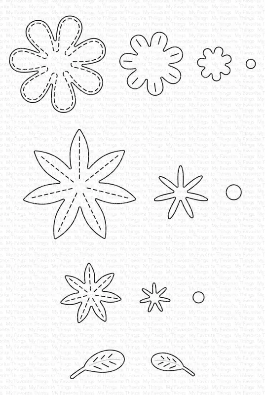 My Favorite Things - Stitched Wildflowers Die-Namics