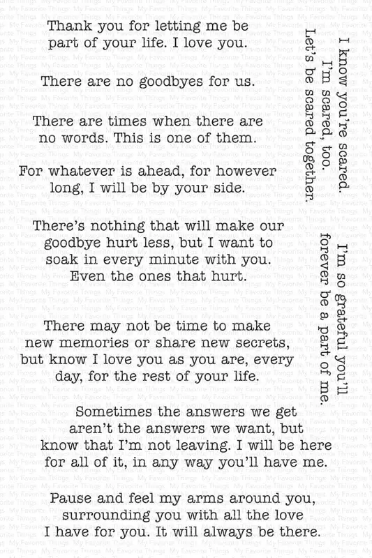 My Favorite Things - There Are No Goodbyes