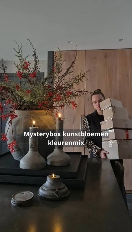 Mysterybox kunstbloemen kleurenmix