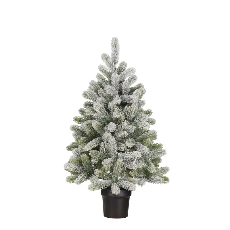 Nagoya Kunstkerstboom in Pot - H90 x Ø55 cm - Groen