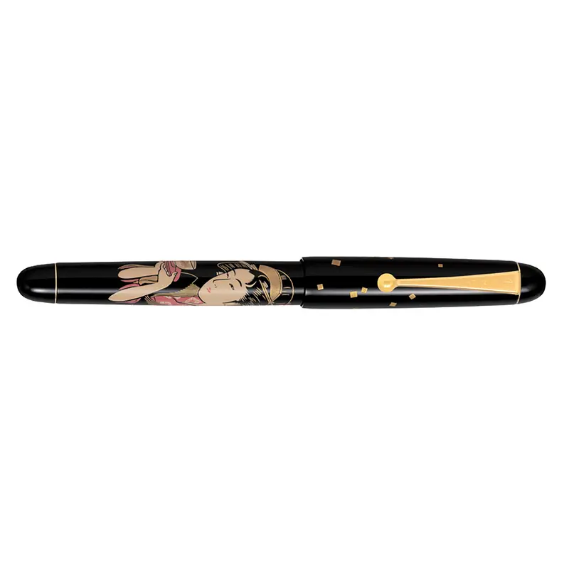 Namiki Nippon Art Ukiyo-e Okita Naniwaya (Geisha en de kunst van de thee) vulpen