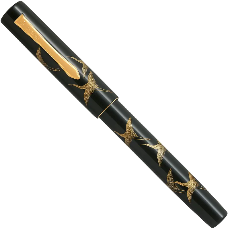 Namiki Yukari Chinkin Tsuru Crane fountain pen