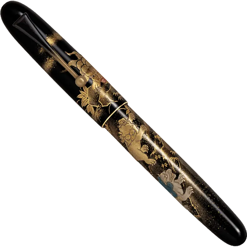 Namiki Yukari Royale Lioness and cubs fountain pen