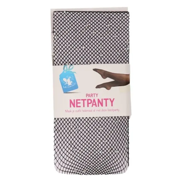 Netpanty strass zwart one size