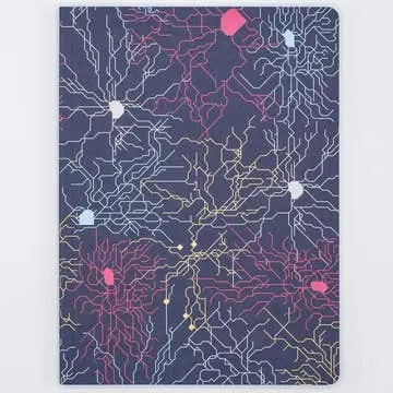 Neural Circuit Softcover Notebook