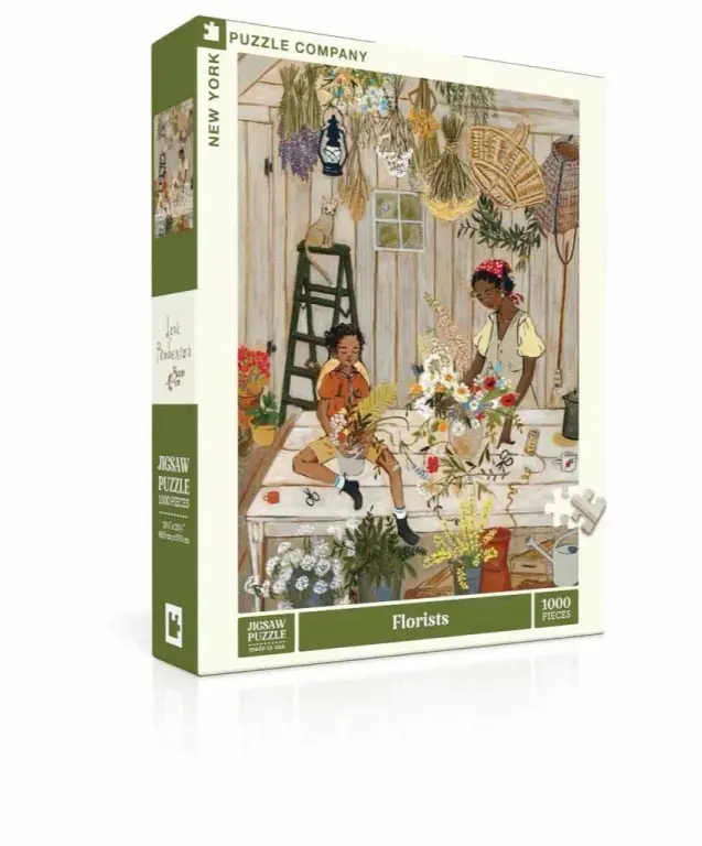New York Puzzle Company Puzzel Bloemisten - 1000 stuks