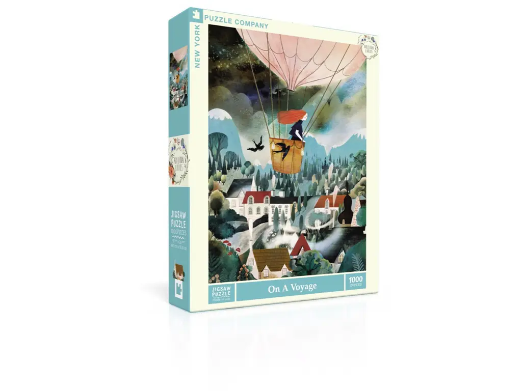 New York Puzzle Company Puzzel Op een Reis - 1000 stukjes