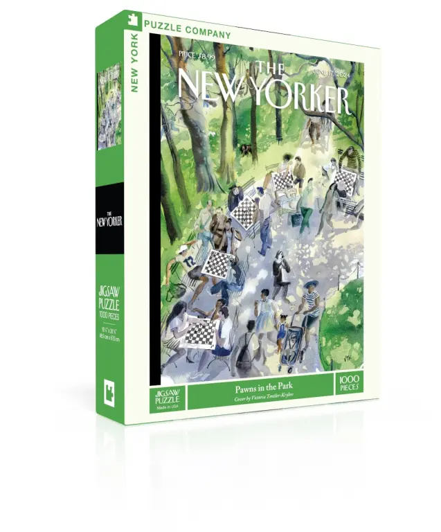 New York Puzzle Company Puzzel Pawns in the Park - 1000 pieces