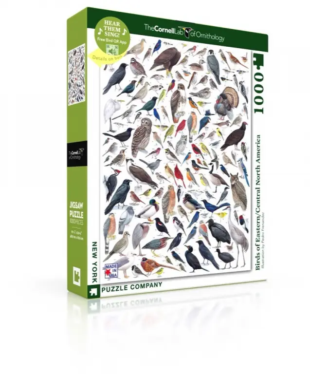 New York Puzzle Company Puzzel Vogels van Oost-/Centraal Noord-Amerika - 1000 stukjes