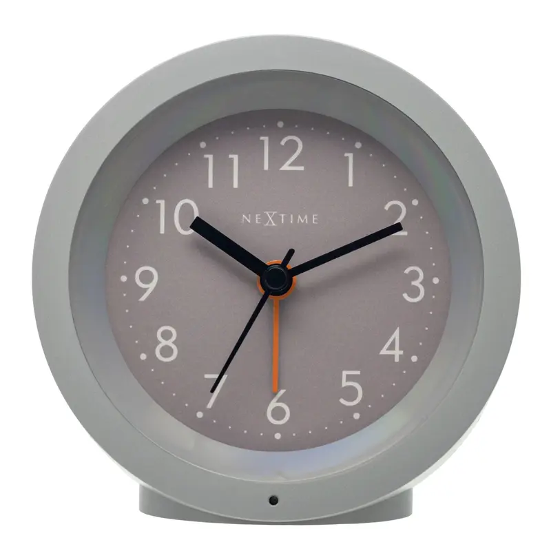 NeXtime Circle tafelwekker grijs