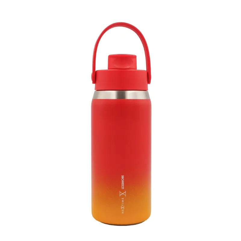 Nextime Thermische drinkartikelen – Canvasfles - Fire Dragon-kleur 473 ml