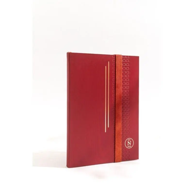 Nez Living Vegan Bio-leather Notebook Luisa | Medium | Ruby