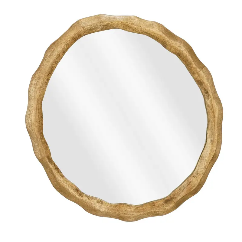 Nick Wandspiegel - Ø38 cm - Mangohout