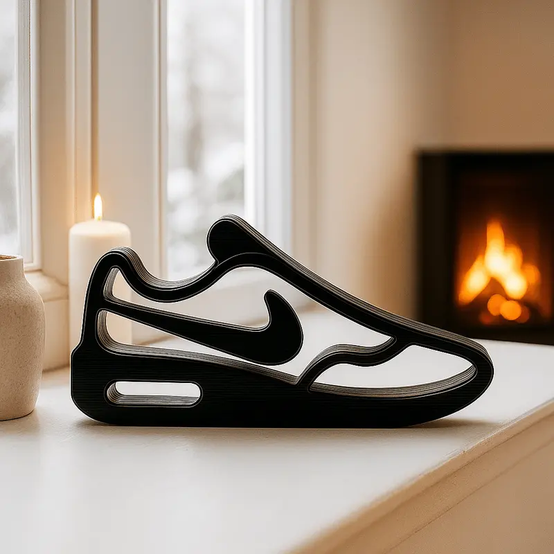 Nike Air Max decoratie – Minimalistische sneaker silhouette