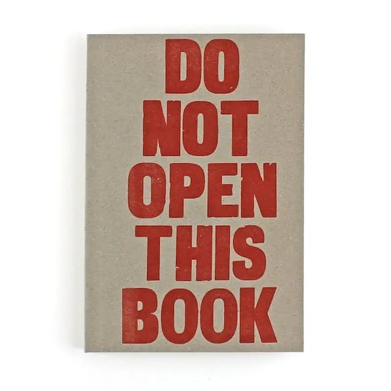 Notitieboek Do Not Open This Book