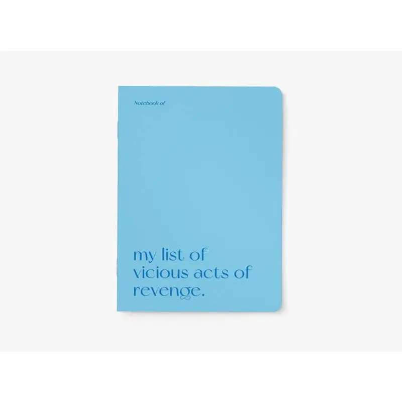 Notitieboekje My List Of Vicious Acts of Revenge