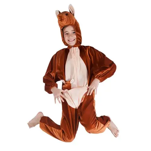 Onesie kangoeroe pluche (max. 1.40m)