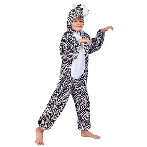 Onesie zebra pluche (max. 1.40m)