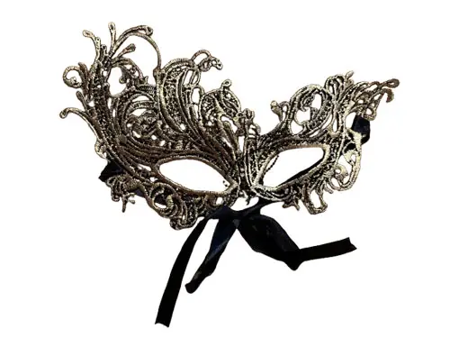 Oogmasker kant goud