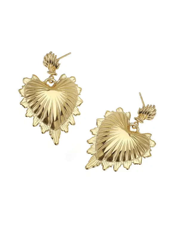 Oorbellen hartje - Goud
