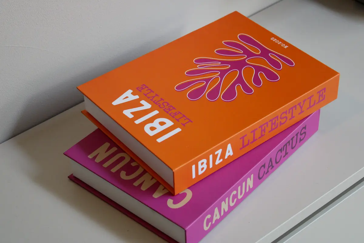 OPBERGBOEK | FUCHSIA / ORANJE