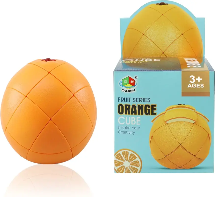 Orange Cube IQ Puzzle
