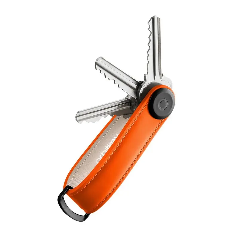 Orbit key organiser leather Terracotta