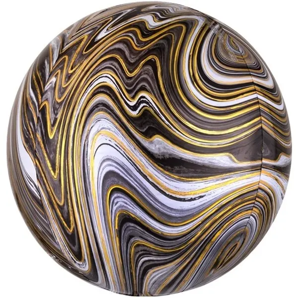 ORBZ - Marblez Black - A38cm x 40cm