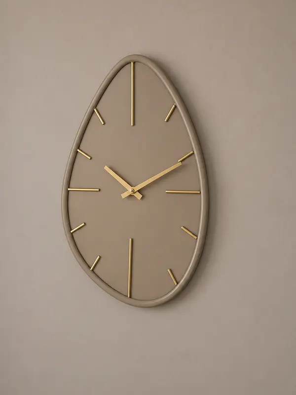 ORGANISCHE KLOK | BEIGE | 30X48X3,5CM