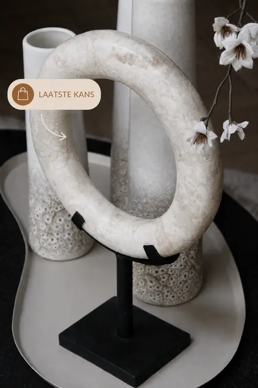 ORNAMENT MARMER | BEIGE | 25 ∅
