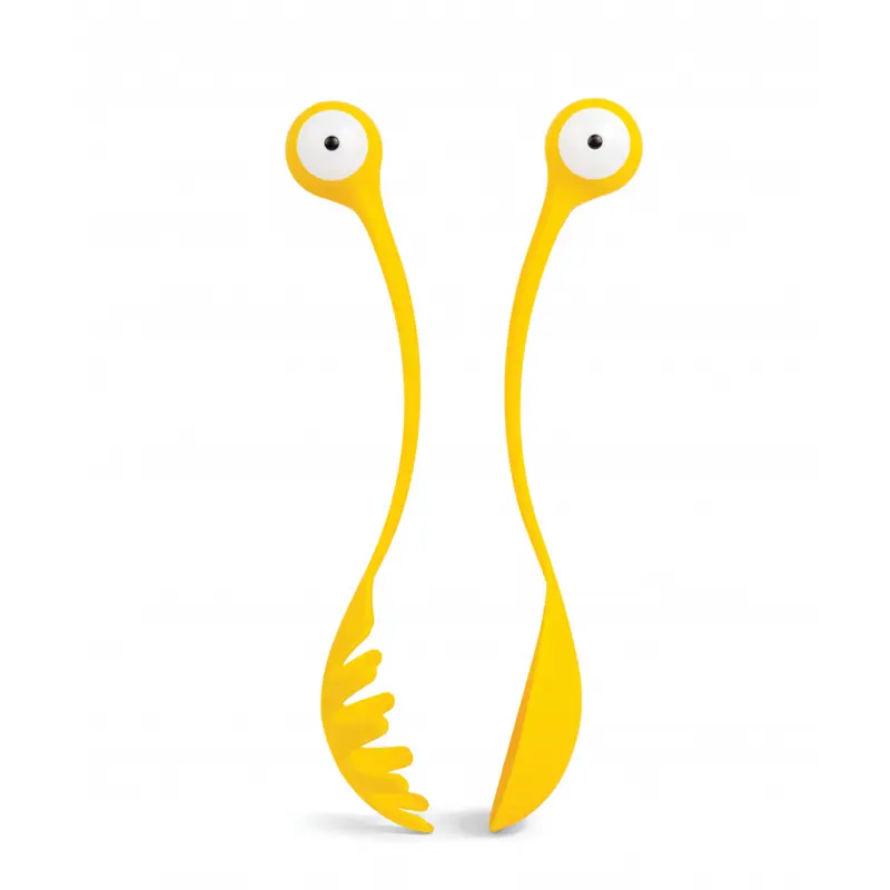 Ototo Pasta & opscheplepel Pasta Monsters - Geel