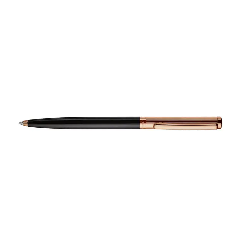 Otto Hutt Design01 Black Lacquer Rose Gold balpen