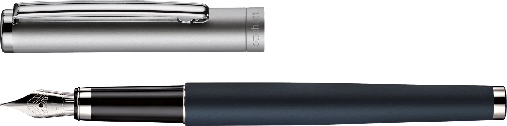 Otto Hutt Design01 matte blauw vulpen