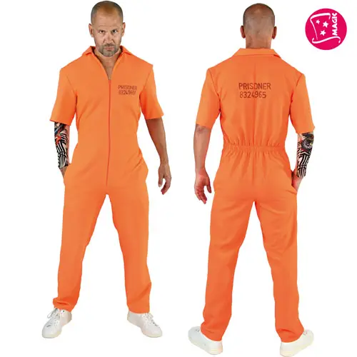 Overall oranje gevangene mt. XL/XXL