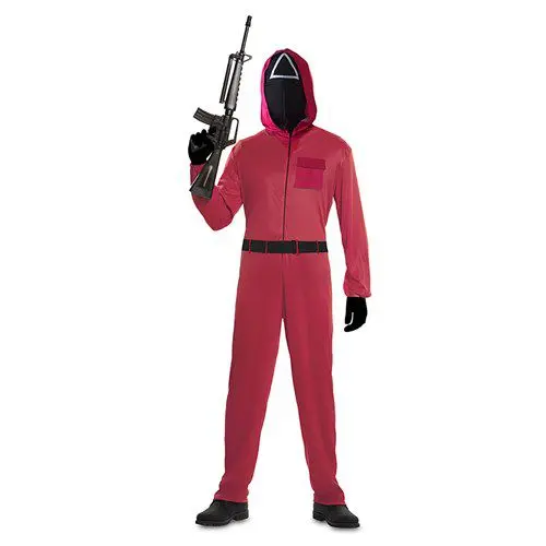 Overall Squid game rood mt. XL