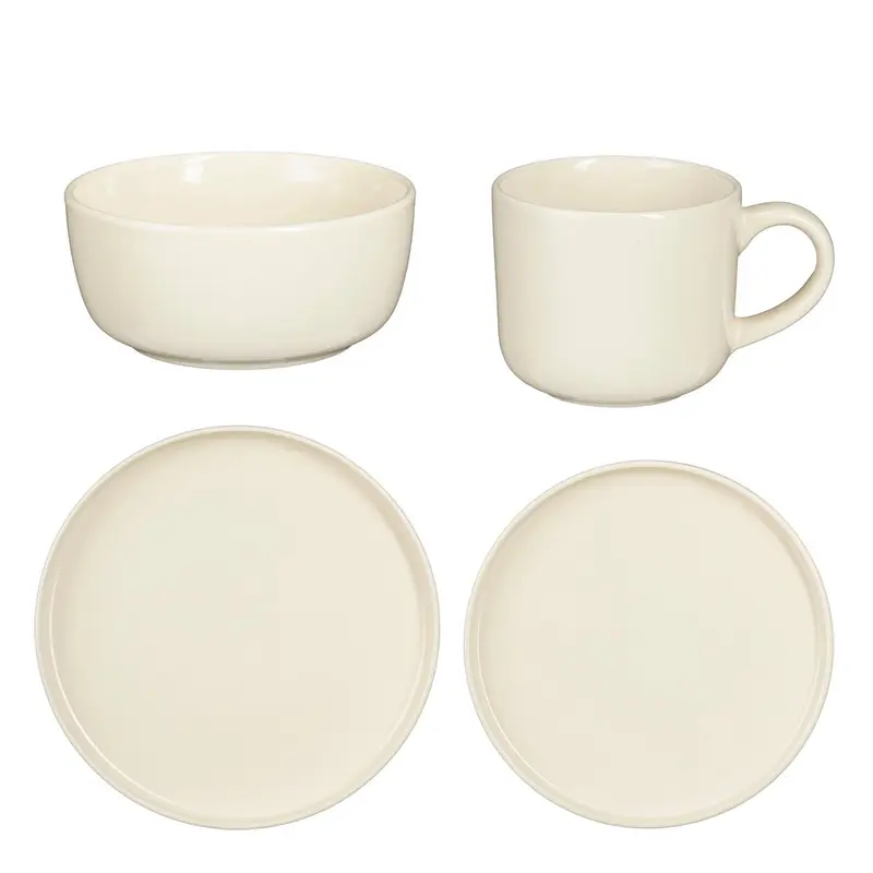 Ozzu Serviesset 4 Persoons - Wit