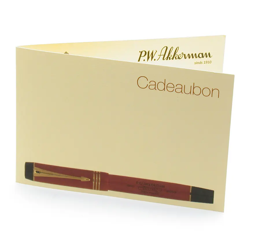 P.W. Akkerman Den Haag cadeaubon