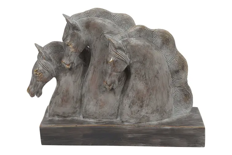 Paard 3 decor d.bruin-L31B10H24CM