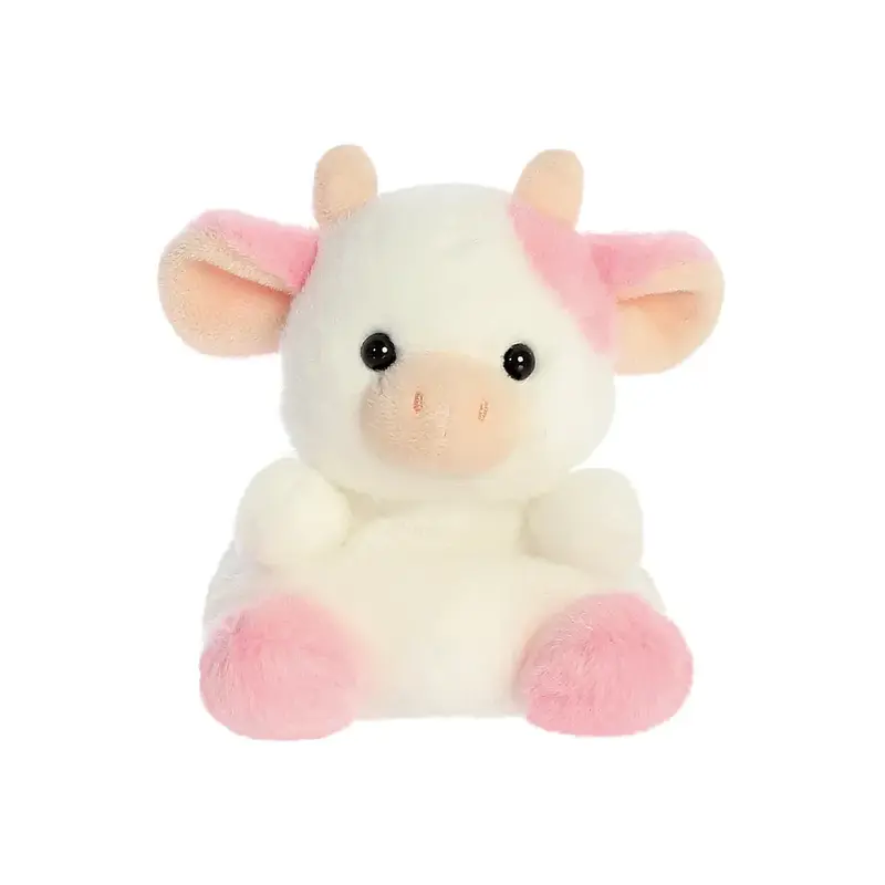 Palm Pals aardbei koe knuffeltje 13cm